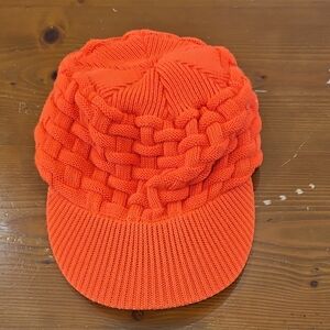 Dexshell Waterproof Waffle Beanie Peaked (SAFETY ORANGE)